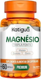 Katiguá, Magnésio Tripla Fonte, Quelato, Malato, Óxido, Sem sabor, 60 Cápsulas rígidas • 30 doses, Laranja