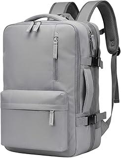 Mochila Expansível Grande com Organização Inteligente – Impermeável, Antifurto, Abertura 180°, Ideal para Viagem, Trabalho e Faculdade