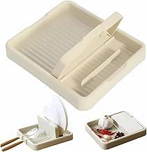 Suporte De Tampa De Panela Descanso De Colher Com Suporte De Tampa Descanso de Utensílios Multifuncional Organizador de Utensílios FONSES