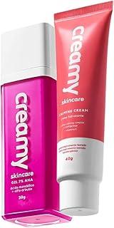 Kit Creamy Ácido Mandélico Gel Antiacne e Calming Cream Hidratante Facial (2 produtos)