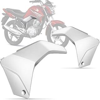 Tampa Lateral (B) Compatível Com Titan 150 Esd/Ex 2014 Prata Fosco