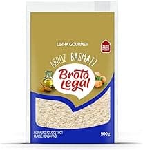 Arroz Basmati Broto Legal 500g com 19.42% de desconto por R$ 19,79 na amazon