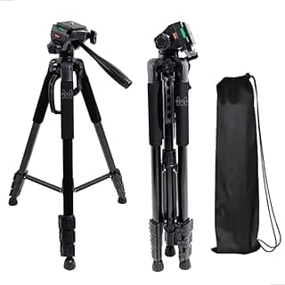 Tripe Profissional Semi-Hidraulica Para Cameras E Celulares Ideal Para Estabilizar Videos E Fotos - Com Tres Monopes Com Trava Barganha Mix (150cm)