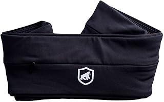 Gshield Cinto Unissex Porta Celular, Documentos e Objetos em Elastano para Corrida, Academia, Caminhada e Outros Esportes, Atomic Preto (Tamanho G)