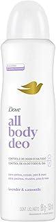 Dove All Body, Desodorante Corporal Aerossol, Para o Corpo Todo, Lavanda e Camomila 150ml