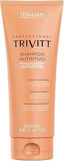 Shampoo Nutritivo Trivitt Itallian Hairtech 250ml - Hidratação Profunda, Maciez e Brilho Profissional