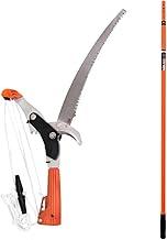Kit Serrote Podador De Galhos Altos Com Cabo Extensível Até 2,4m - Merax