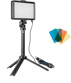 SOU FOTO Kit Iluminador LED RGB 10W com Filtros Coloridos para Streamers, Youtubers, Fotografia e Gravação – Iluminação Profissional para Vídeos, Lives, Produção de Conteúdo e Estúdio | KLI-001