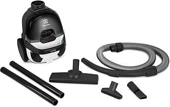 Aspirador de pó sem saco Electrolux potente 1400W silencioso compacto bocal estofados cabo retratil controle velocidade LIT31 preto branco 220v