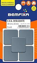 PROTETOR ADESIVO EVA DESLIZANTE QUADRADO 30X30 MM 9 UNID.