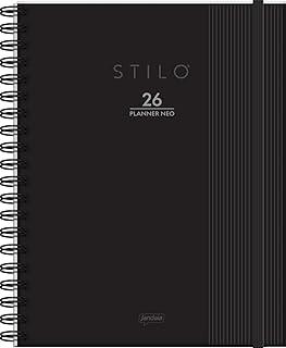 Jandaia - Agenda Planner Neo 175x242mm CD 80 fls Datada Stilo Preta - 2026