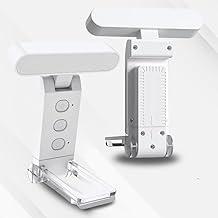 Luz de Leitura para Livro Clip, Luminária LED, Ajustável, com Modo Luz Noturna, Timer, 6 Níveis de Temperatura de Luz, Controle do Nível de Iluminação, Mesa, Notebook (Branca)