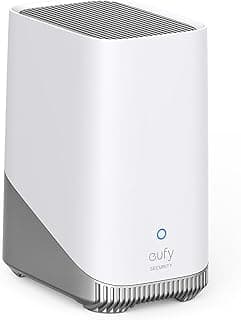 eufy HomeBase3, Câmera de segurança, Reconhecimento Facial por IA, Armazenamento Local Expansível até 16TB, Criptografia Avançada, Ecossistema de Segurança eufy, Sem taxas mensais