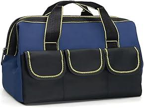 Bolsa de Ferramentas em Lona, 31 cm x 23 cm x 17 cm, Com Alça de Mão e Divisórias