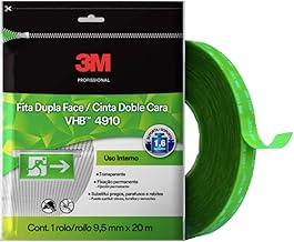 3M, Fita VHB, Dupla-face, Adesivo Transferível, 9,5 mm x 20 m, Transparente, 4910