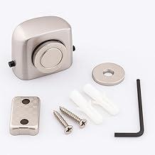 Fixador de Porta em Alumínio – Anti-impacto, Autoadesivo Forte, Uso Interno e Externo, Protege Paredes e Móveis