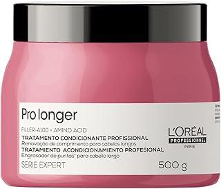 L'Oréal Professionnel Máscara de Tratamento Pro Longer, Reduz a Quebra e Aparência de Pontas Duplas, Adiciona Suavidade e Brilho, Para cabelos finos e com afinamento, 500g