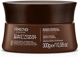 Máscara Amend Expertise Cuidado Da Cor, 300g, Specialist Blonde, Black Illuminated, Cobre Effect, Marsala Vibrance, Castanho Brilliant, Red Revival (Castanho Brilliant) com 35.76% de desconto por R$ 46,83 na amazon