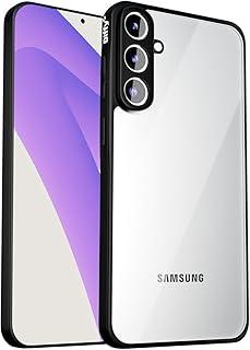 Diffy Capa Anti-Impacto para Samsung Galaxy S24 – Design Camera Guard (Recortes Precisos Lente a Lente), Traseira Rígida Cristal e Bordas Reforçadas | Hybrid (Preto)