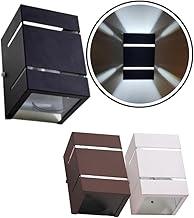 Kit 5 Arandelas 2 Foco E 2 Friso Externa Parede Muro Ar1510 (Preto)