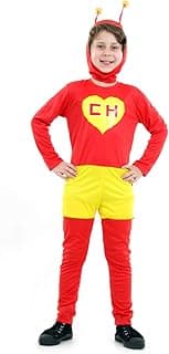 Fantasia Chapolin Colorado Infantil 922113-P, Vermelho/Amarelo, Sulamericana Fantasias