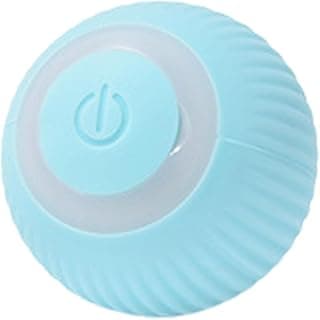 Bola Elétrica Inteligente Para Pets | Brinquedo Interativo Para Gatos e Cães | Recarregável USB | Movimento Automático e Seguro (Azul)