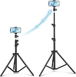 Suporte Tripé Para Celular Câmera Ring Light Nível a Laser Multifuncional Telescópico Extensível de 68cm até 210cm Portátil Ultra Resistente e Reforçado