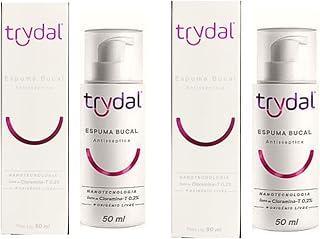 Espuma Bucal Antisséptica Trydal 50ml Sem Sabor kit 2 unidades (2)