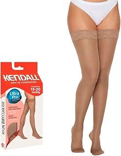 Meia Kendall Média Compressão 18-21 mmhg 7/8 Com Silicone Para Circulação