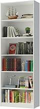 Madesa Estante Livreiro com 6 Nichos Branco 6908