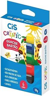 Guache em Bastão CIS Criatic, Estojo com 6 cores