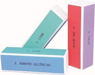 Bloco Polidor para Unha 4 Faces, 6034B, Marco Boni, Colorido, 1 Unidade