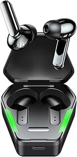 WB Fone de ouvido Gamer Bluetooth In-ear Sem fio Saga Pro TWS 18 Horas de Bateria Com Microfone e Led - Preto