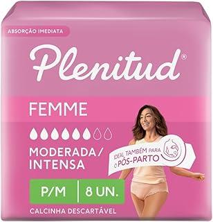 Roupa Íntima Plenitud Femme - 8 unidades