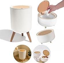 Kit 3 Lixeiras com Tampa Click Anti Odor – Lixeira Grande de Chão + 2 Pequenas para Pia e Banheiro – Lixeira Moderna Compacta para Cozinha, Escritório e Quarto - Amel