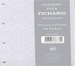 Refil para Fichario, DAC, Refil para fichario Universitario com 96 folhas decoradas 281RE, Branco