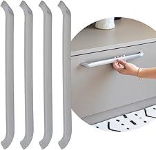 Puxadores Guarda Roupa Armários Escritório 390 320mm 4 pçs (Cromado Fosco)