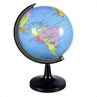 Globo Terrestre Giratorio, Mapa Mundi, Rotação 360°, Mapa Político Colorido, Ideal para Estudos e Decoração