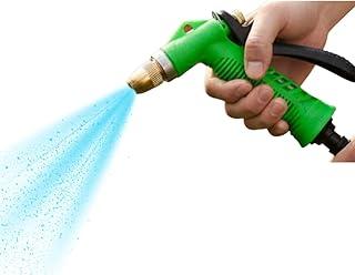 Esguicho Pistola para Mangueira com Gatilho Trava, Corpo em Polipropileno Resistente, Ponta em Alumínio Dourado