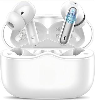 Fone De Ouvido Bluetooth Intrauricular Pro Sem Fio Compatível Com Todo Celular Cancelamento Ruído Bateria 16 Horas De Bateria Microfone - Case e Fones Com Celular Controle Touch - Linha A'Gold Premium