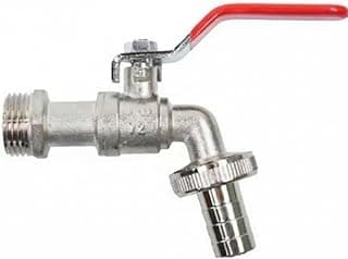 Torneira Esfera Metal Inox 3/4” x 3/4” para Jardim e Tanque – Uso Externo, Registro de Esfera e Saída para Mangueira