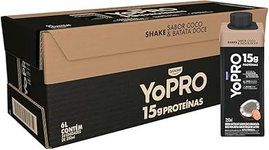 Pack YoPRO Bebida Láctea UHT Coco com Batata Doce 15g de Proteínas 250ml - 24 Unidades