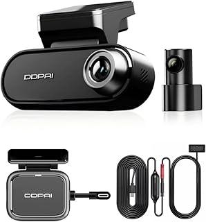 DDPAI N5 Dual Radar IA + OBD Kit Câmera Veicular Frontal/Traseira 4K +1080P 32G eMMC, ADAS, WiFi 5G, GPS, G-Sensor, Visão Noturna, Monitor Estacionamento 24h, Detecção Movimento IA(Sem Cartão SD)