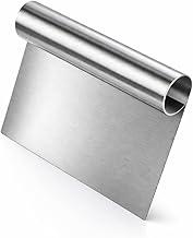 Espátula Cortadora Raspadora Massas Legumes Aço Inoxidável Ferramenta Profissional Cozinha Cabo Ergonomico Multiuso