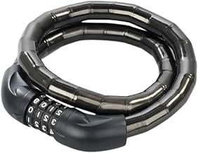 Cadeado para Bike com Senha 4 Dígitos 1 Metro 18mm – Cabo de Aço Reforçado Revestido em PVC | Trava Antifurto Cabo de Segurança para Bicicleta, Moto, Portão, Estepe e Ferramentas