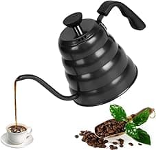 1,2L Chaleira, Chaleira Bico de Ganso, Bule Bico de Ganso Preto, Chaleira Pescoço Ganso, Chaleira de Coffee