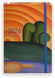 AGENDA 2026 TARSILA DO AMARAL SEMANAL MINI SOL POENTE TECA PAPELARIA