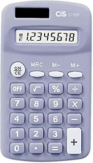 Calculadora 8 dígitos CIS C-105, Roxa, 1 unidade com 17.14% de desconto por R$ 18,32 na amazon