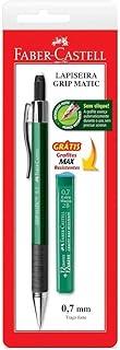 Lapiseira Grip Matic Metal 0.7mm Cartela, Faber-Castell, SM/07GM, Multicor