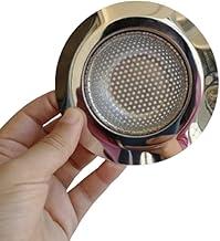 Kit 2 Ralos de Pia 11,5cm Inox Premium Previne Entupimentos em Pias em Geral Segura Sujeiras Não Enferruja Resistente Design Premium